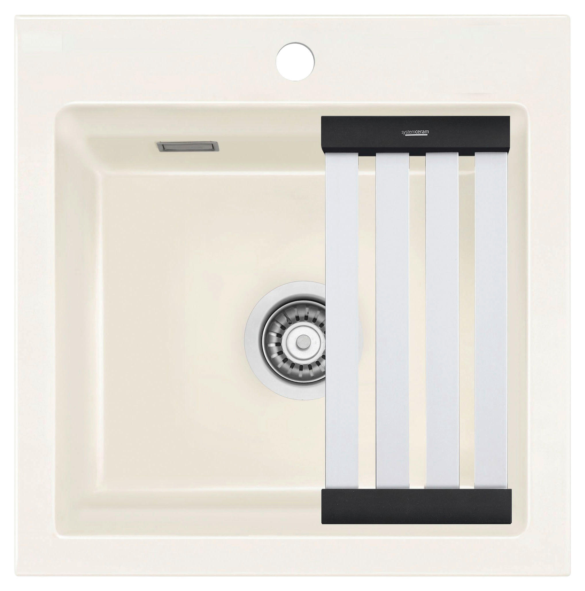 SPÜLE Kara 51 / 50030110  - Magnolie, Basics, Keramik (51/20/51cm) - Systemceram