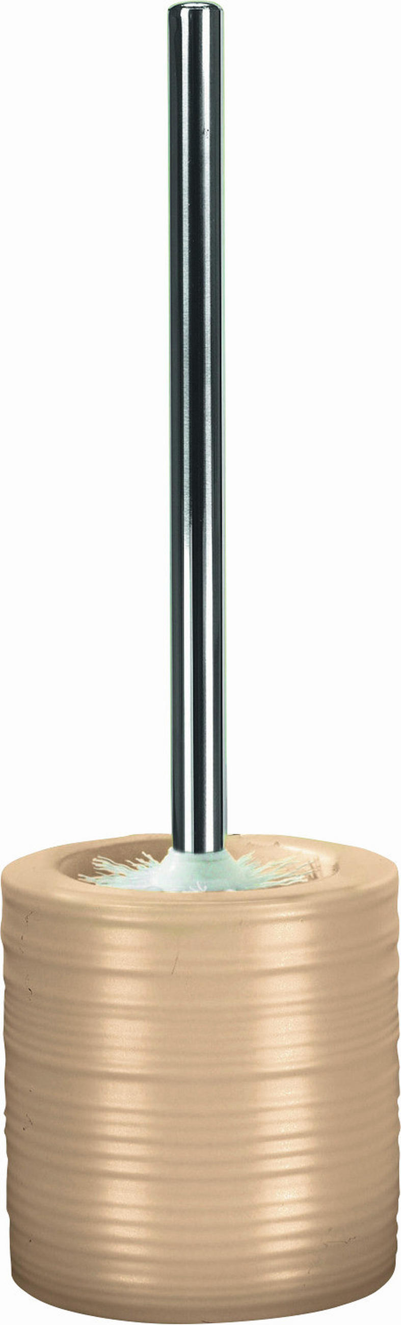 WC-BÜRSTENGARNITUR Kunststoff  Kunststoff   - Edelstahlfarben/Naturfarben, Design, Keramik/Kunststoff (12/36,5cm) - Kleine Wolke