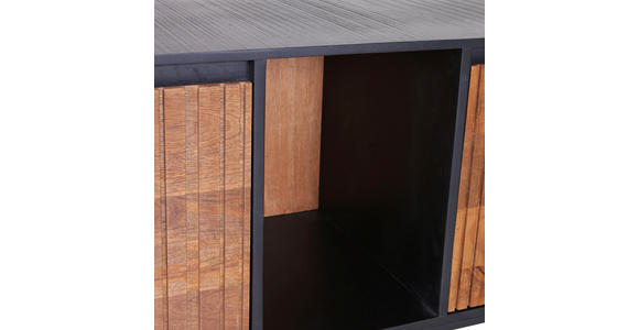 LOWBOARD in 170/55/45 cm - Schwarz/Braun, LIFESTYLE, Holz/Holzwerkstoff (170/55/45cm) - Landscape