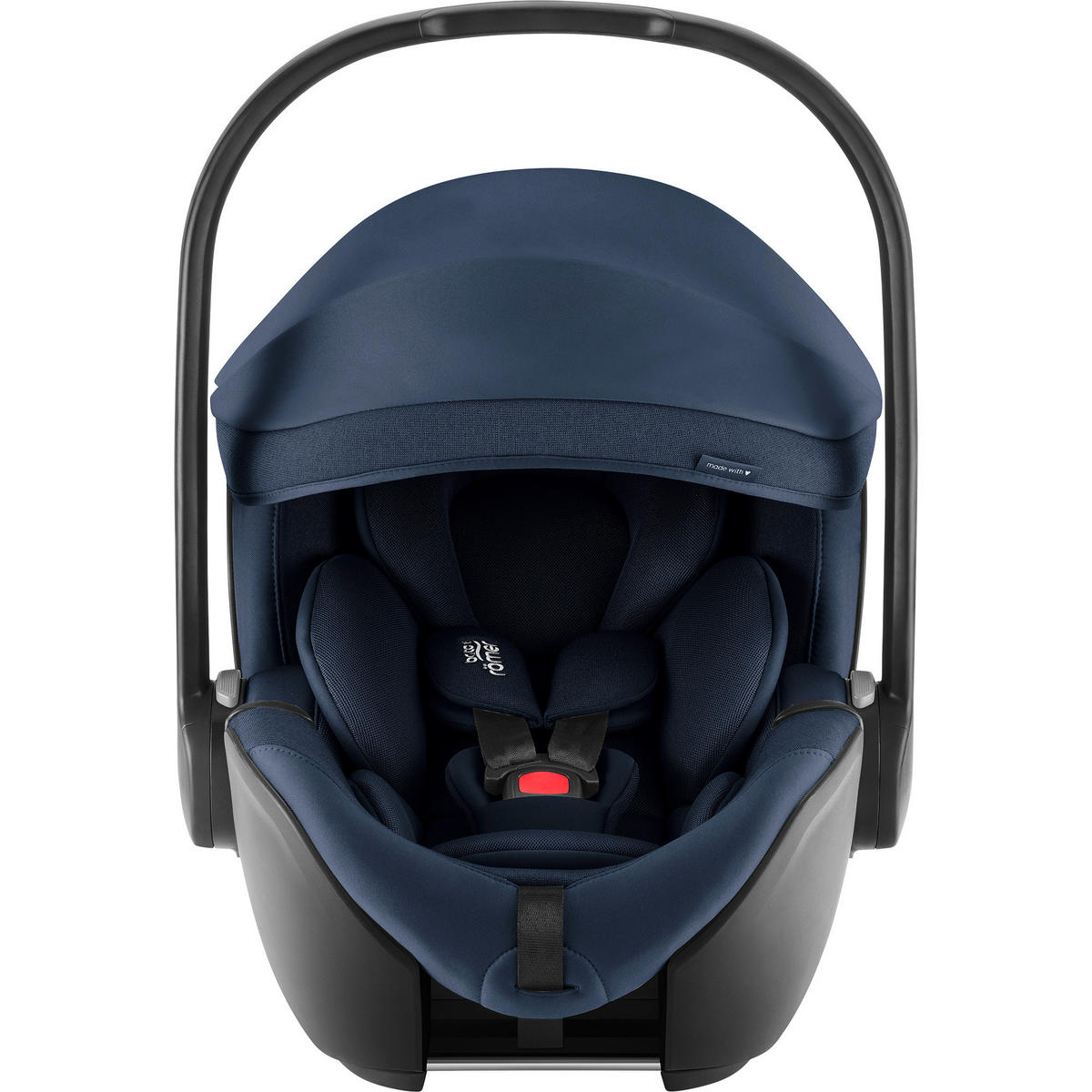 BABYSCHALE Baby-Safe Pro  - Dunkelblau, Basics, Kunststoff/Textil (44/62,5/65,5cm) - Britax Römer