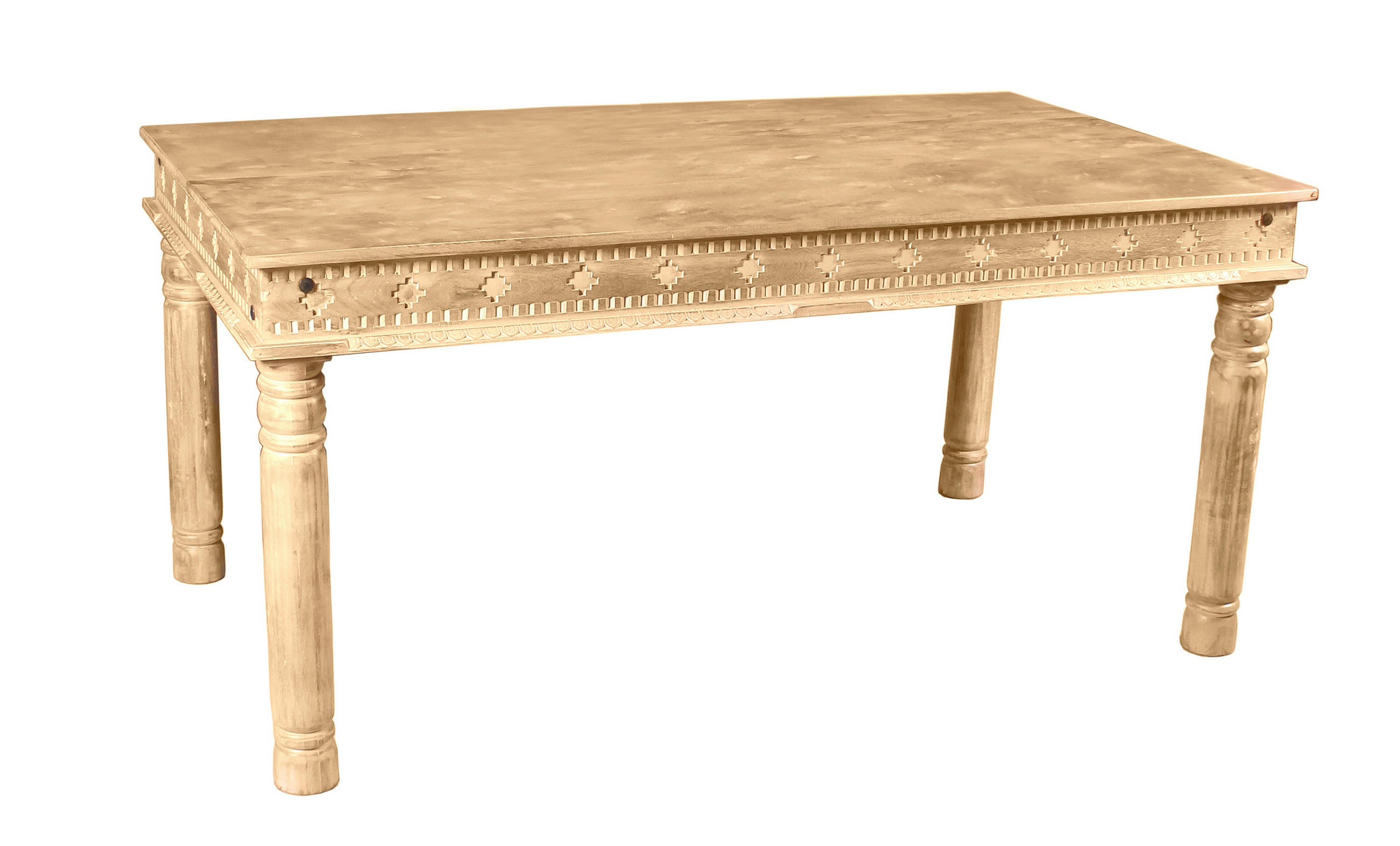 ESSTISCH 140/70/76 cm Echtholz  Holz rechteckig Naturfarben  - Naturfarben, MODERN, Holz (140/70/76cm) - MID.YOU