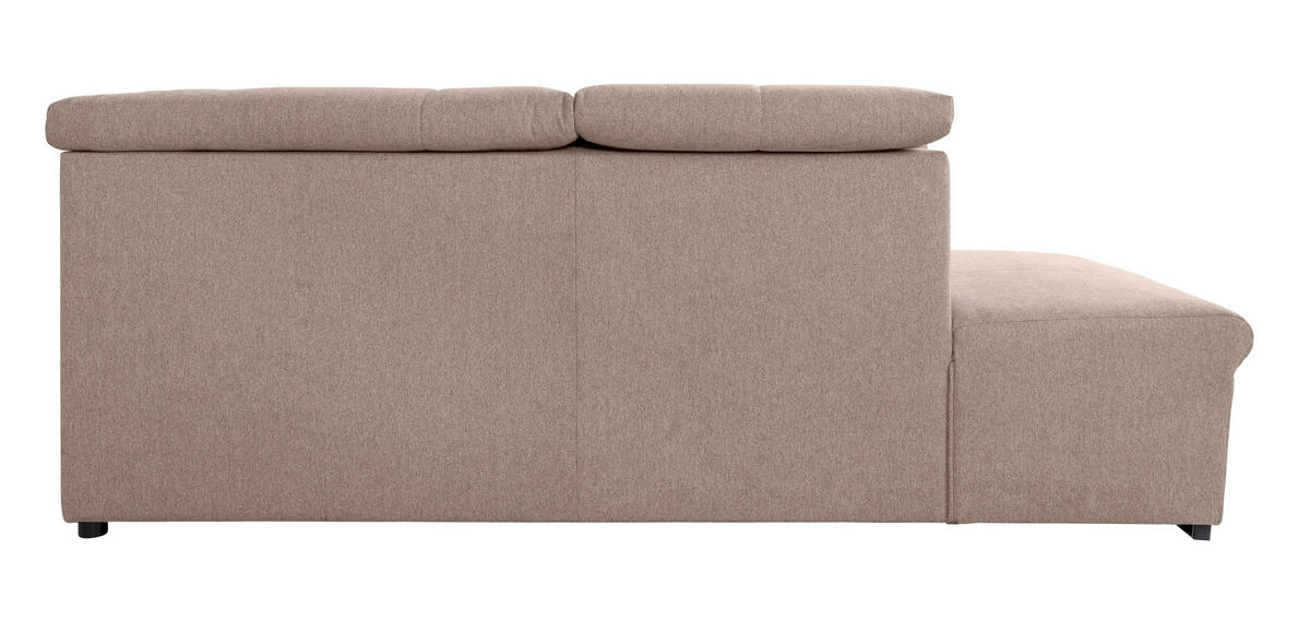 WOHNLANDSCHAFT Hellbraun  - Hellbraun/Grau, Design, Textil/Metall (215/328/173cm) - MID.YOU