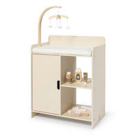 PUPPENWICKELKOMMODE ROBINIA  - Creme, Basics, Holz (50,3/27,5/85,3cm) - MUSTERKIND