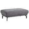HOCKER in Textil Anthrazit  - Anthrazit/Schwarz, Design, Textil/Metall (127/46/72cm) - Dieter Knoll