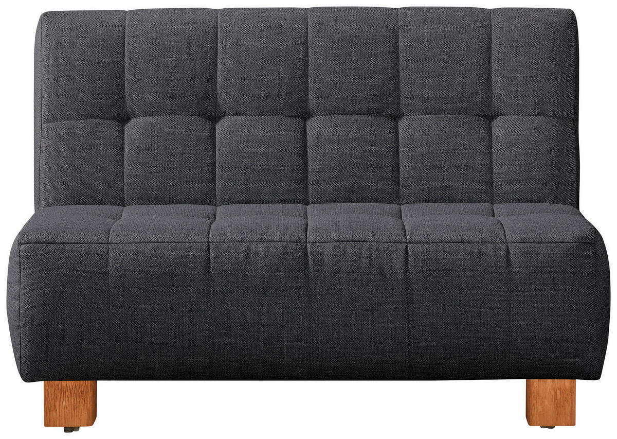SCHLAFSOFA Grau  - Naturfarben/Grau, Design, Holz/Textil (125/92/102cm) - Novel