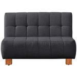 SCHLAFSOFA Grau  - Naturfarben/Grau, Design, Holz/Textil (125/92/102cm) - Novel