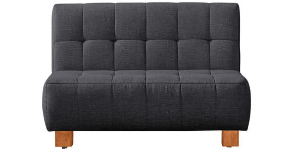 SCHLAFSOFA Grau - Naturfarben/Grau, Design, Holz/Textil (125/92/102cm) - Novel