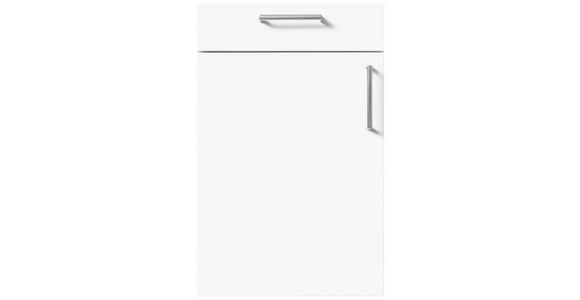 EINBAUKÜCHE - Weiß, Design, Holzwerkstoff - Novel