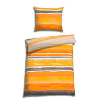 BETTWÄSCHE Seersucker 140/220 cm  - Orange, Basics, Textil (140/220cm) - Florella