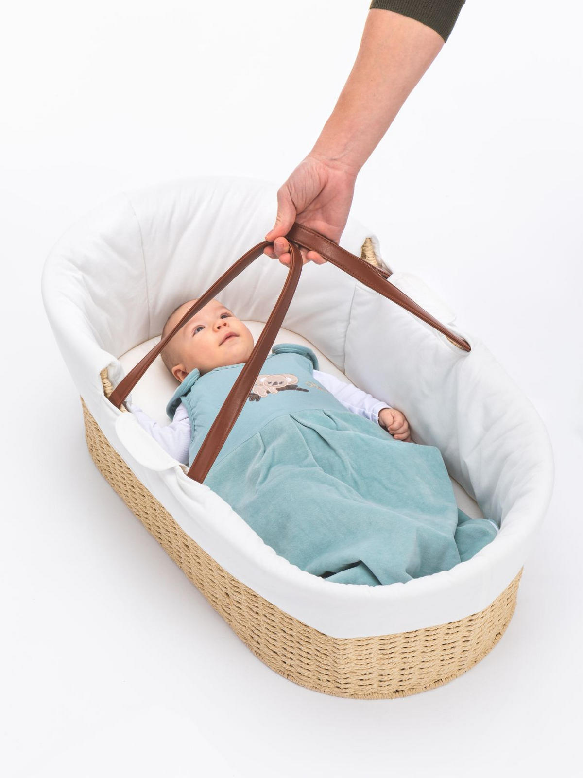MOJSIJEVA KORPA - bela/prirodna boja, Trendi, papir/tekstil (88/30/48cm) - Fillikid