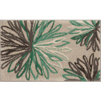 KOBEREC DO KOUPELNY, 60/100 cm - zelená/béžová, Basics, textil/plast (60/100cm) - Grund