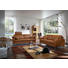 ZWEISITZER-SOFA Echtleder Braun - Silberfarben/Braun, Design, Leder (164/77/93cm) - Chilliano