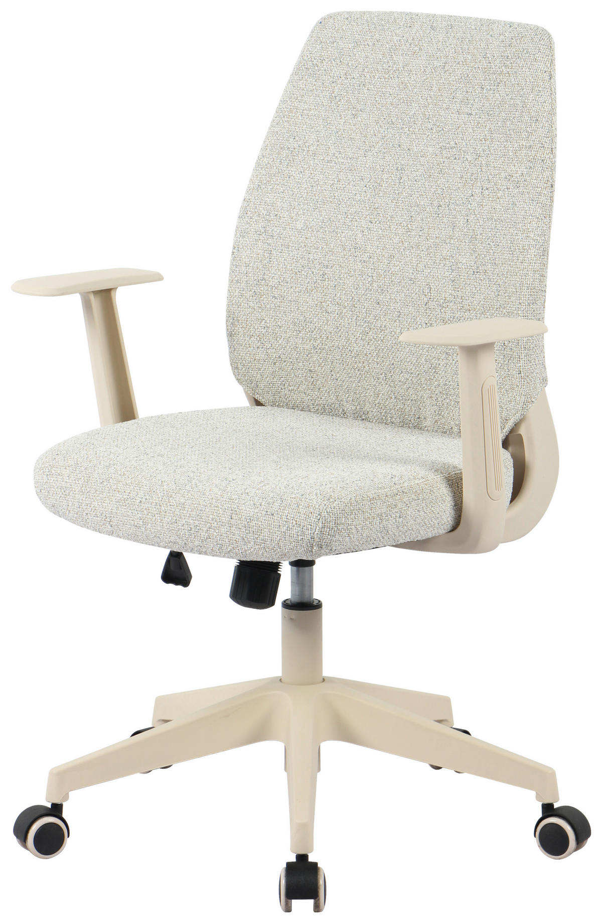 DREHSTUHL  in Webstoff Beige  - Beige, MODERN, Kunststoff/Textil (62.5/95-102.5/55.5cm) - Hom`in