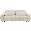 SCHLAFSOFA in Webstoff Beige  - Beige/Schwarz, Design, Kunststoff/Textil (256/76/112cm) - MID.YOU