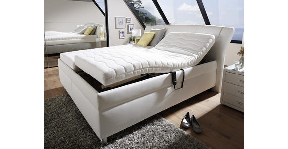 POLSTERBETT 180/200 cm in Braun - Chromfarben/Braun, KONVENTIONELL, Holz/Textil (180/200cm) - Esposa