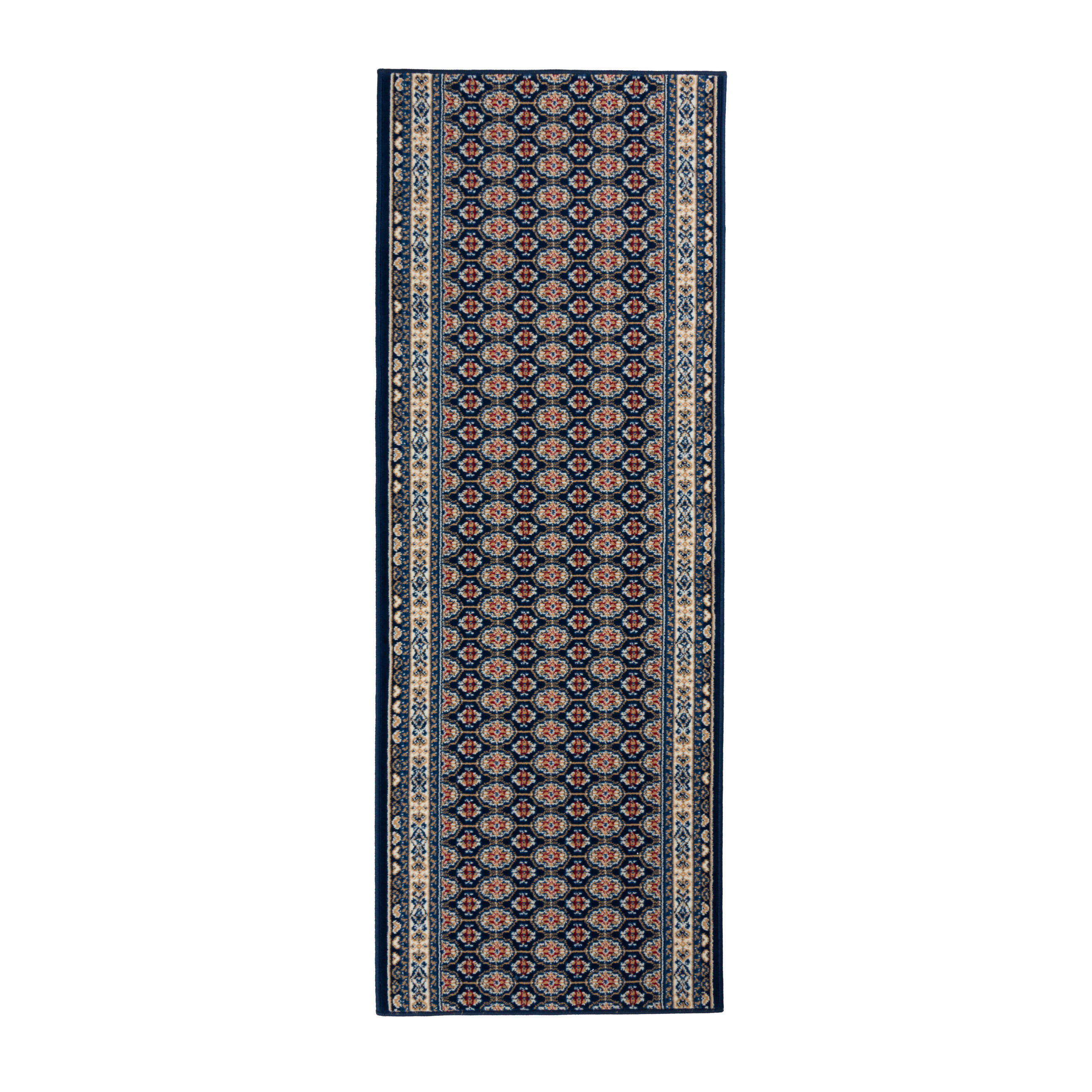 XXXLutz Läufer Shiraz Creme, Dunkelblau, Beige 80x450 cm