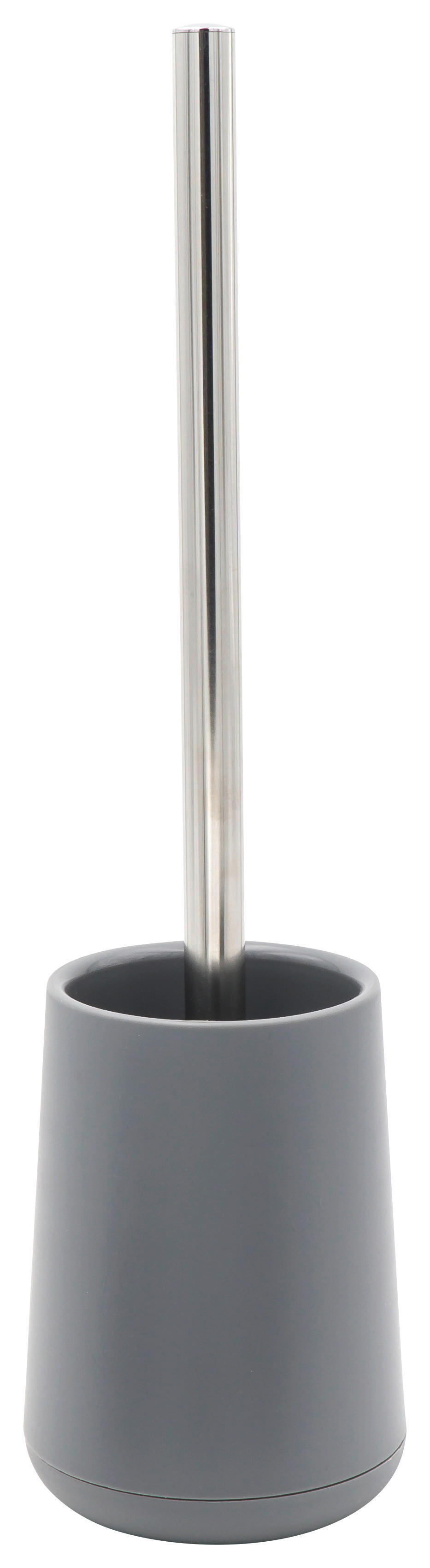 WC-BÜRSTE in Metall, Kunststoff  Kunststoff   - Grau, Basics, Kunststoff/Metall (10/36,5/10cm) - Sadena