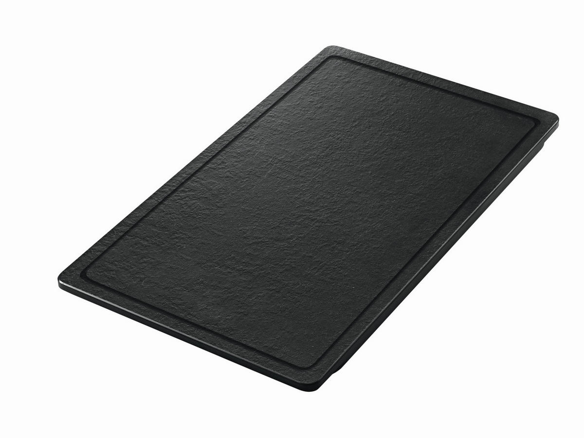 SCHNEIDEBRETT   25/41 cm   - Schwarz, Basics, Kunststoff (25/41cm) - HKT