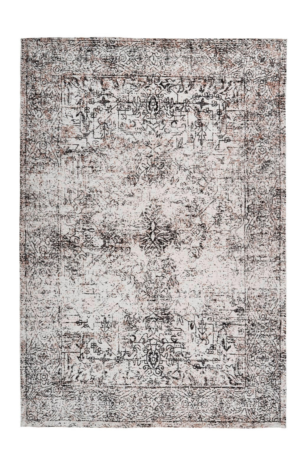 FLACHWEBETEPPICH 160/230 cm Iglesia 500 Anthrazit / Creme Anthrazit, Creme  - Anthrazit/Creme, KONVENTIONELL, Textil (160/230cm)