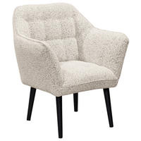 SESSEL in Webstoff Beige  - Beige/Schwarz, KONVENTIONELL, Holz/Textil (84/87/70cm) - MID.YOU