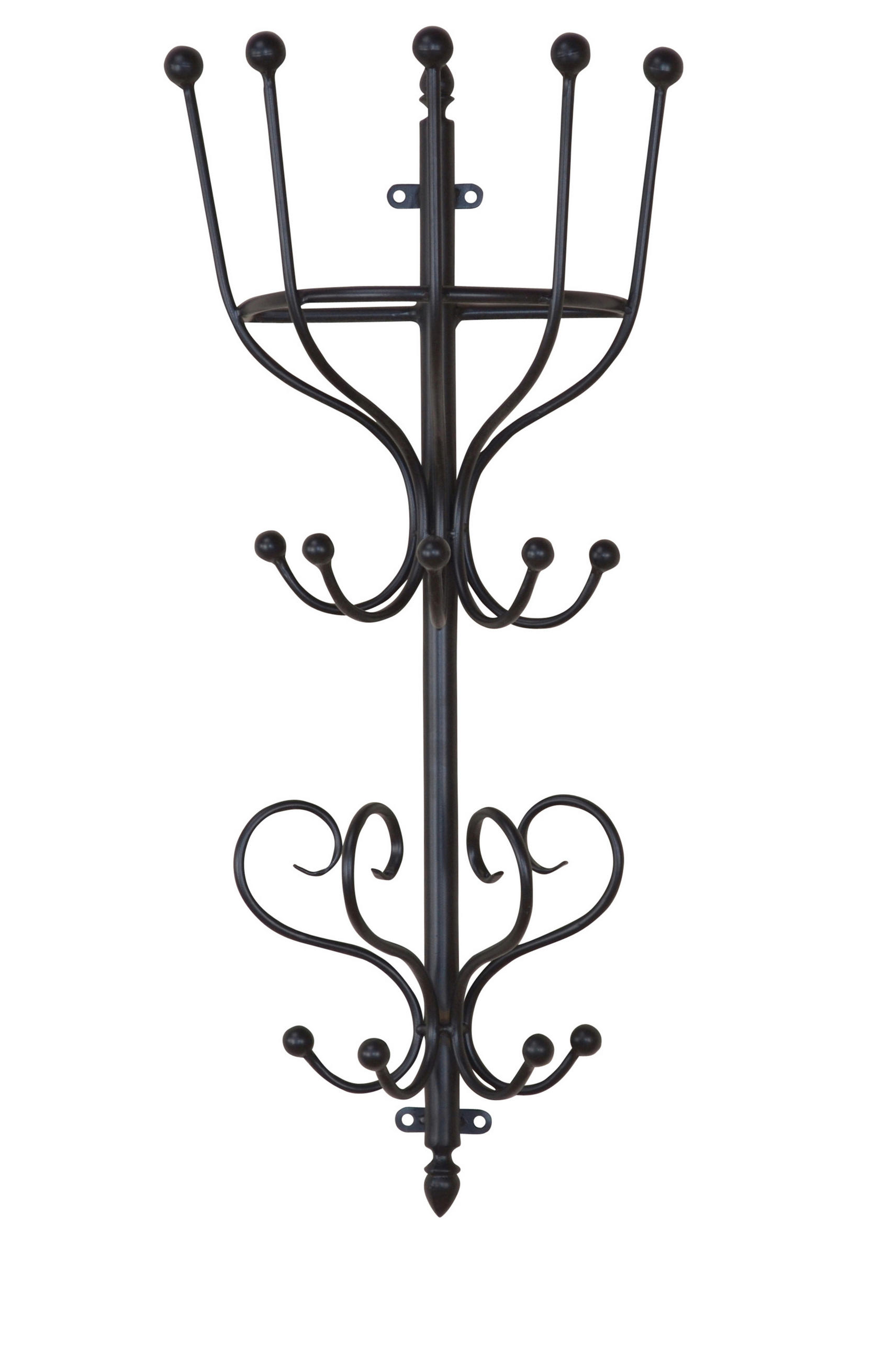 WANDGARDEROBE  in Schwarz  - Schwarz, Design, Metall (17/29/70cm) - MID.YOU