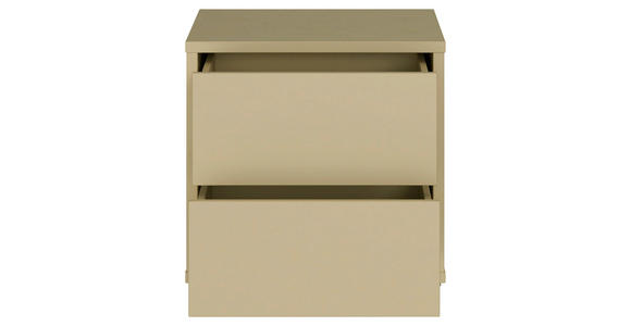 NACHTSCHRANK 50/48/42 cm  - Silberfarben/Hellgelb, Trend, Holzwerkstoff/Kunststoff (50/48/42cm) - Carryhome