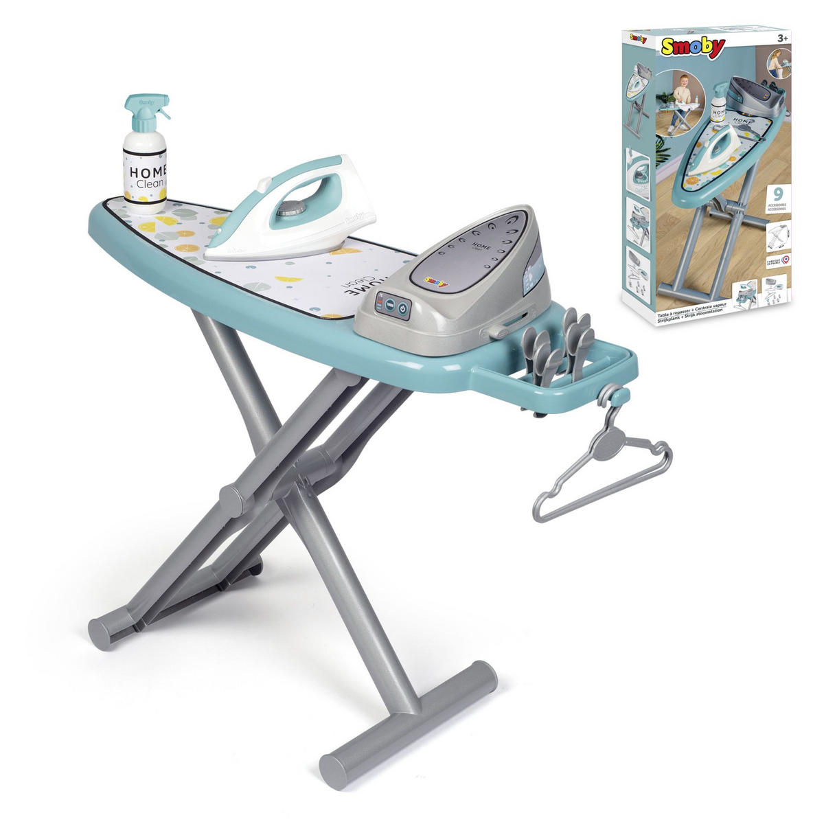 KINDERBÜGELBRETT - Multicolor, Basics, Kunststoff (11.30/69.90/35cm) - SMOBY