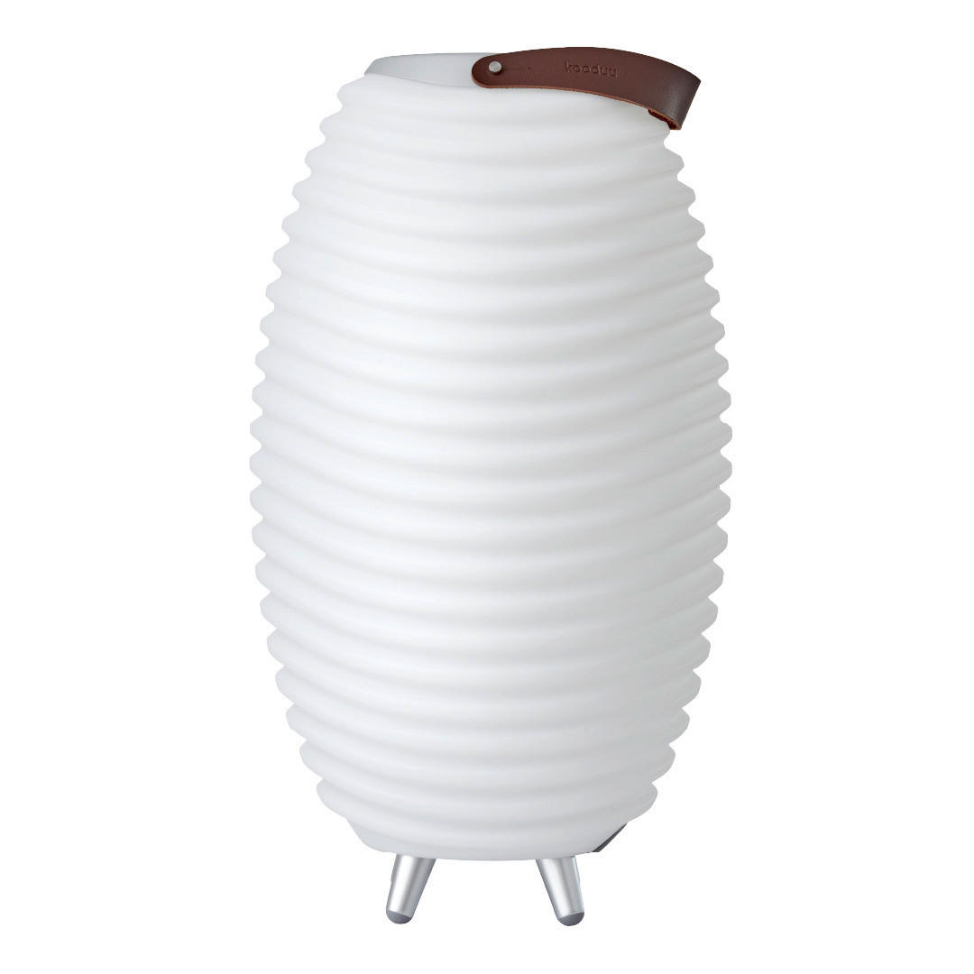 Tischleuchte mit Weinkühler Synergy 32/56 cm   - Weiß, MODERN, Kunststoff (32/56cm)