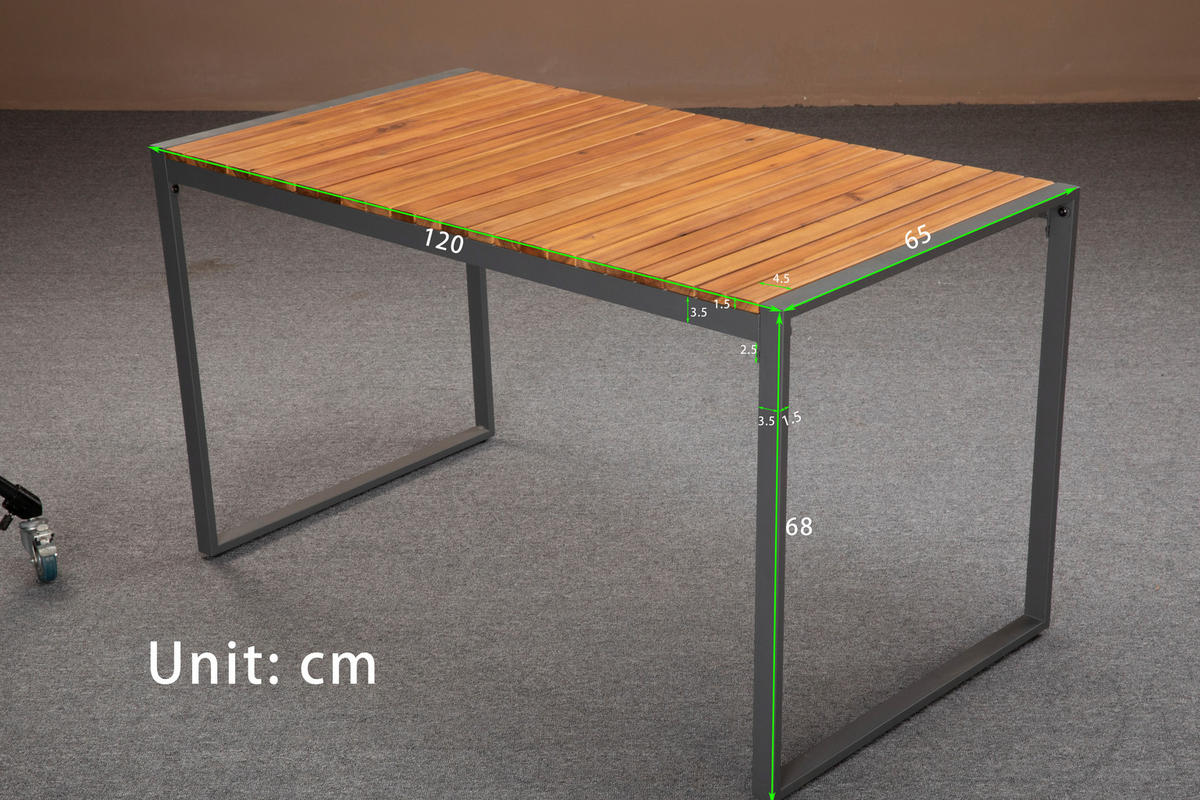 GARTENGARNITUR   - Anthrazit/Grau, Konventionell, Holz/Textil (213/160cm) - Ambia Garden