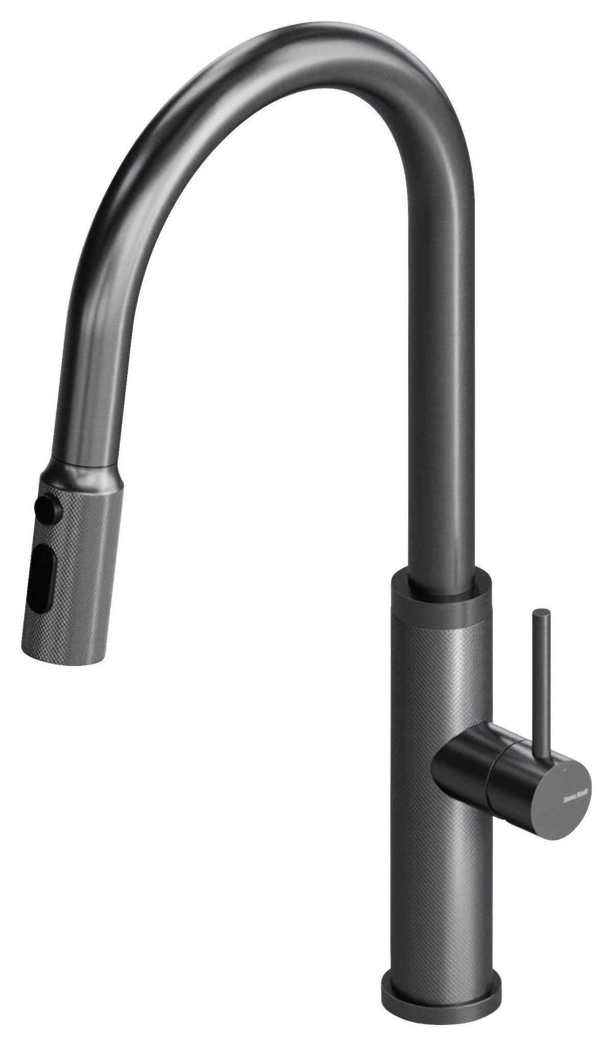 KÜCHENARMATUR  - Dunkelgrau, Design, Metall (4,3/45,4/23cm) - Dieter Knoll