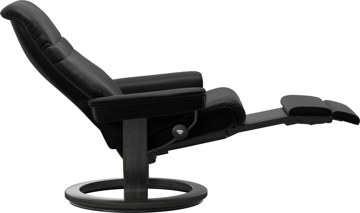RELAXSESSEL in Holz, Leder Schwarz  - Schwarz, KONVENTIONELL, Leder/Holz (79/103/78cm) - Stressless