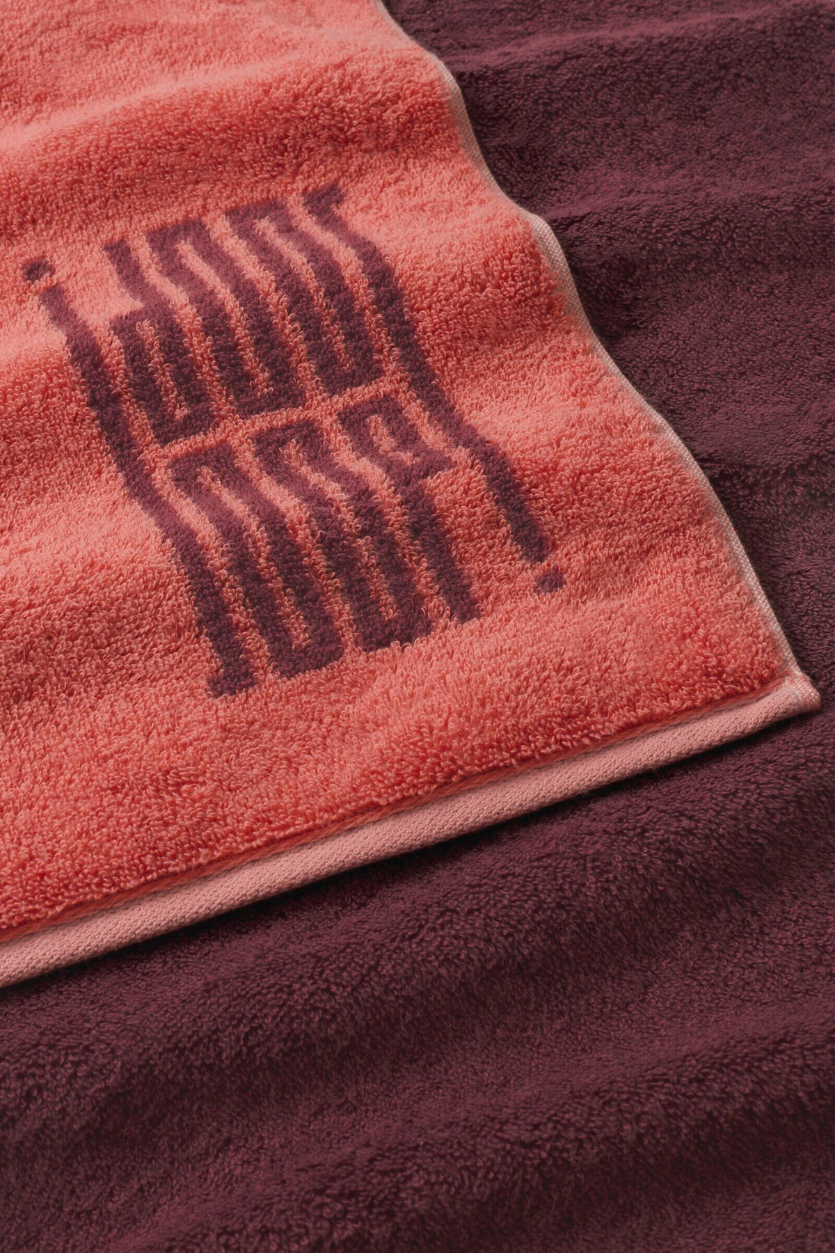 HANDTUCHSET JOOP! BARS Rot 2-teilig  - Rot, Basics, Textil (50/100cm) - Joop! Living