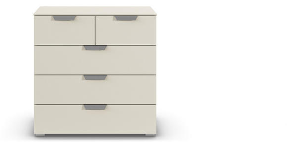 KOMMODE  in 80/81/42 cm  - Chromfarben/Champagner, Design, Holzwerkstoff/Metall (80/81/42cm) - Carryhome