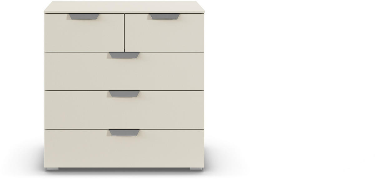 KOMMODE  in 80/81/42 cm  - Chromfarben/Champagner, Design, Holzwerkstoff/Metall (80/81/42cm) - Carryhome