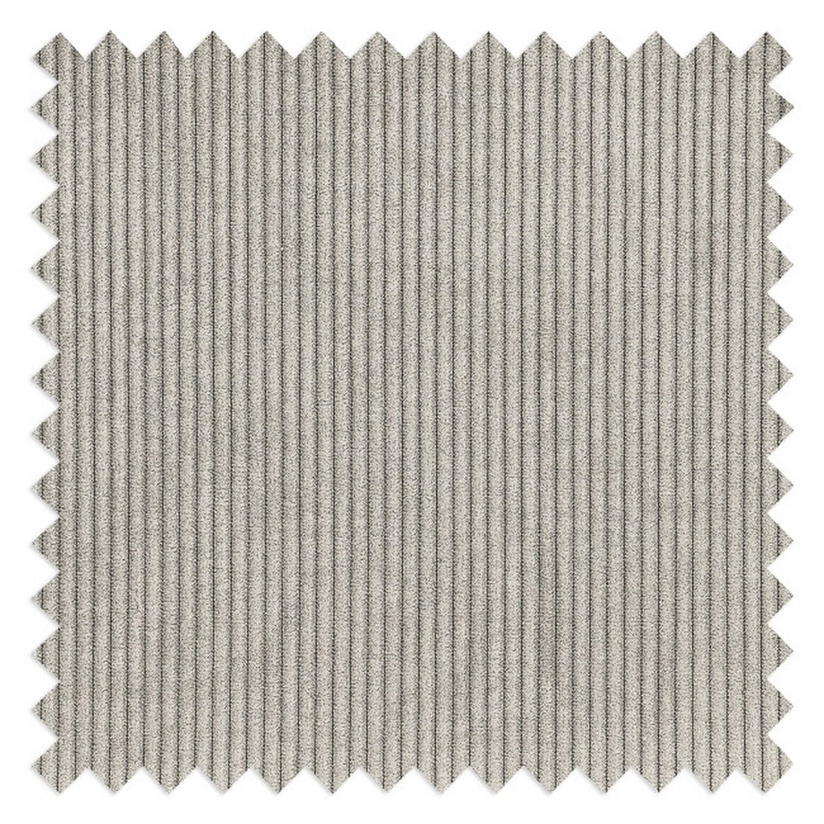 ECKSOFA in Cord Grau  - Schwarz/Grau, Modern, Textil (176/84/303cm) - Trendmanufaktur