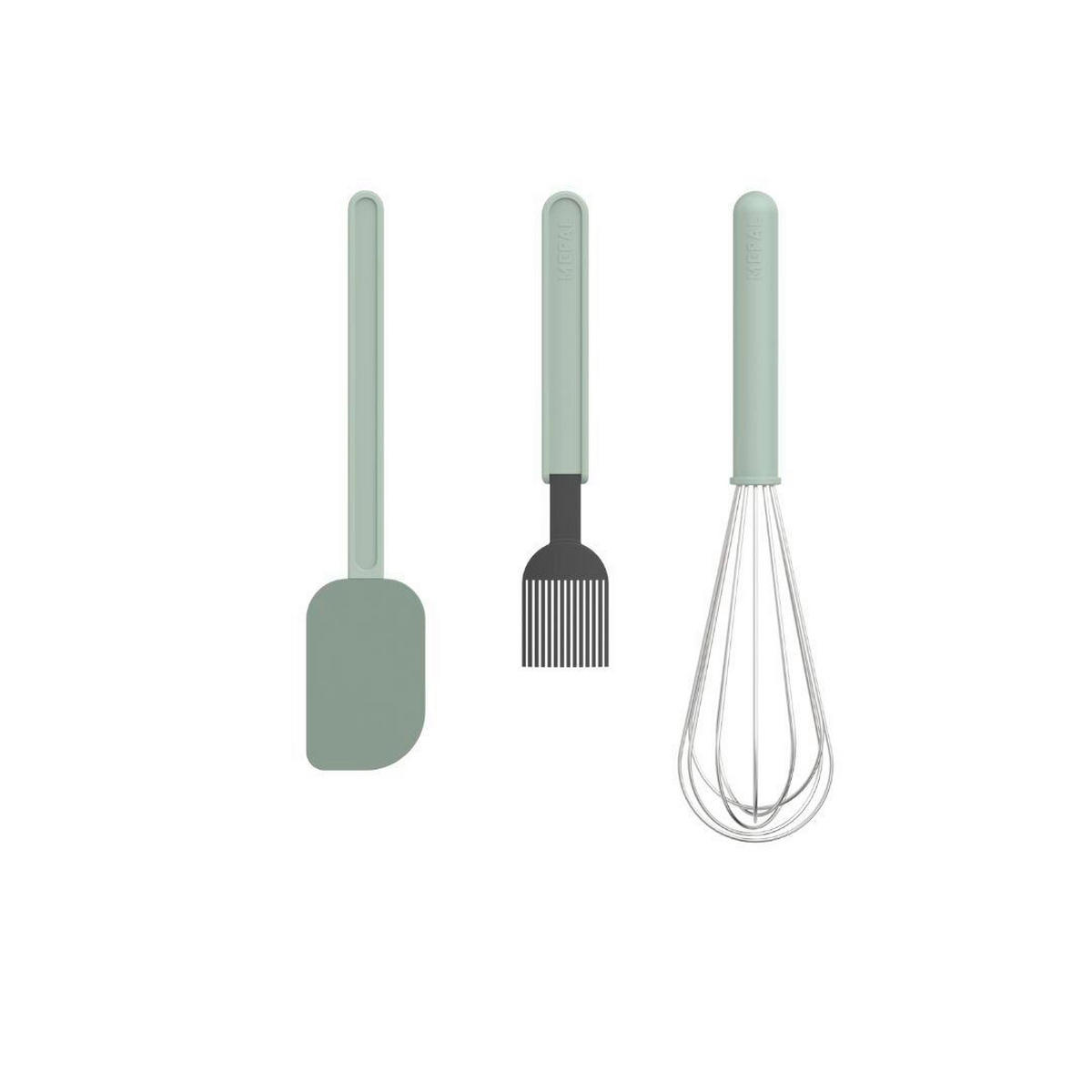 KÜCHENHELFERSET Chef It  - Salbeigrün, KONVENTIONELL, Kunststoff/Metall (31cm) - Mepal