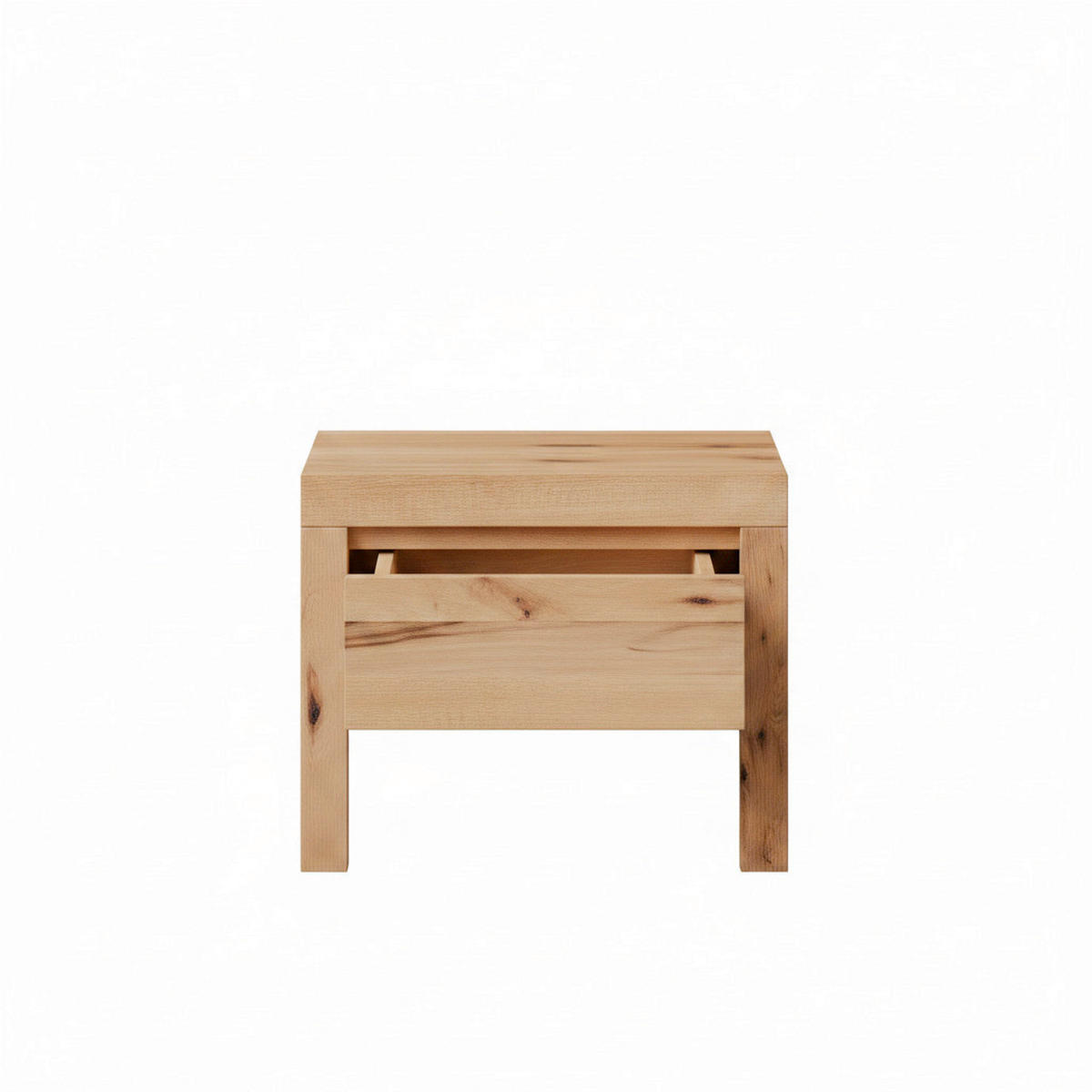 NACHTSCHRANK 50/40/37 cm, Buchefarben, teilmassiv  - Buchefarben, MODERN, Holz (50/40/37cm) - MID.YOU