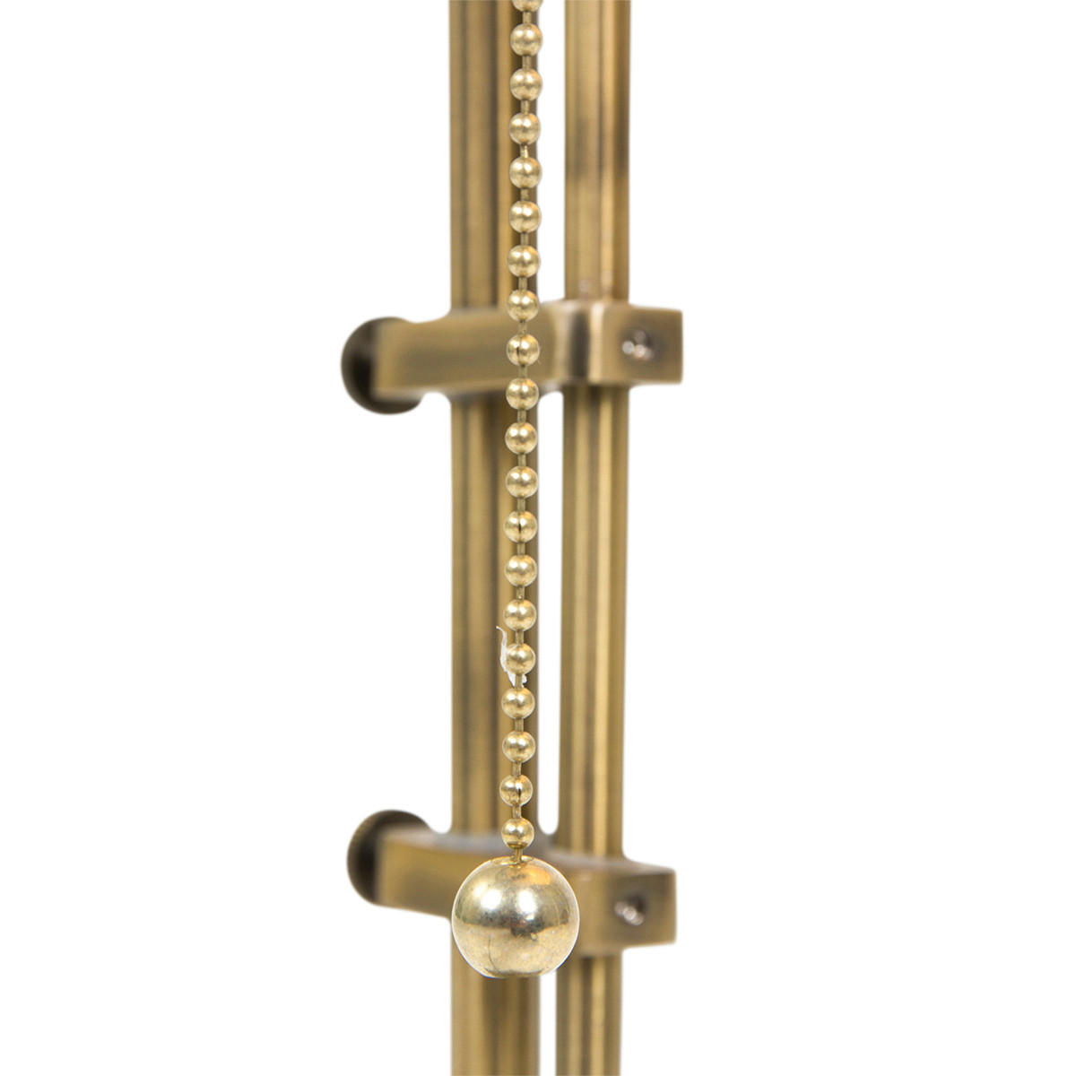 TISCHLEUCHTE 15/27/57 cm   - Hellgelb/Bronzefarben, KONVENTIONELL, Glas/Metall (15/27/57cm)