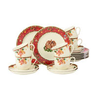 KAVNI SERVIS   18-delni      - večbarvno, Basics, keramika (43/24/18,1cm) - Seltmann Weiden