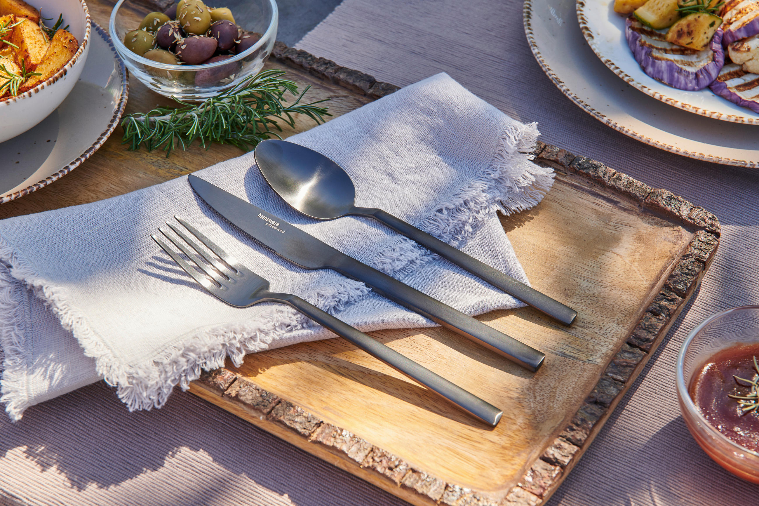 BESTECKSET Glam Chic 30-teilig Edelstahl - Schwarz, Design, Metall - Homeware Profession.