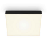 STROPNÍ LED SVÍTIDLO, 28,7/3,6/28,7 cm - černá, Basics, kov (28,7/3,6/28,7cm)