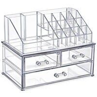 MAKE-UP-SET Kunststoff  - Transparent, Trend, Kunststoff (18/13,5/13cm) - Boxxx