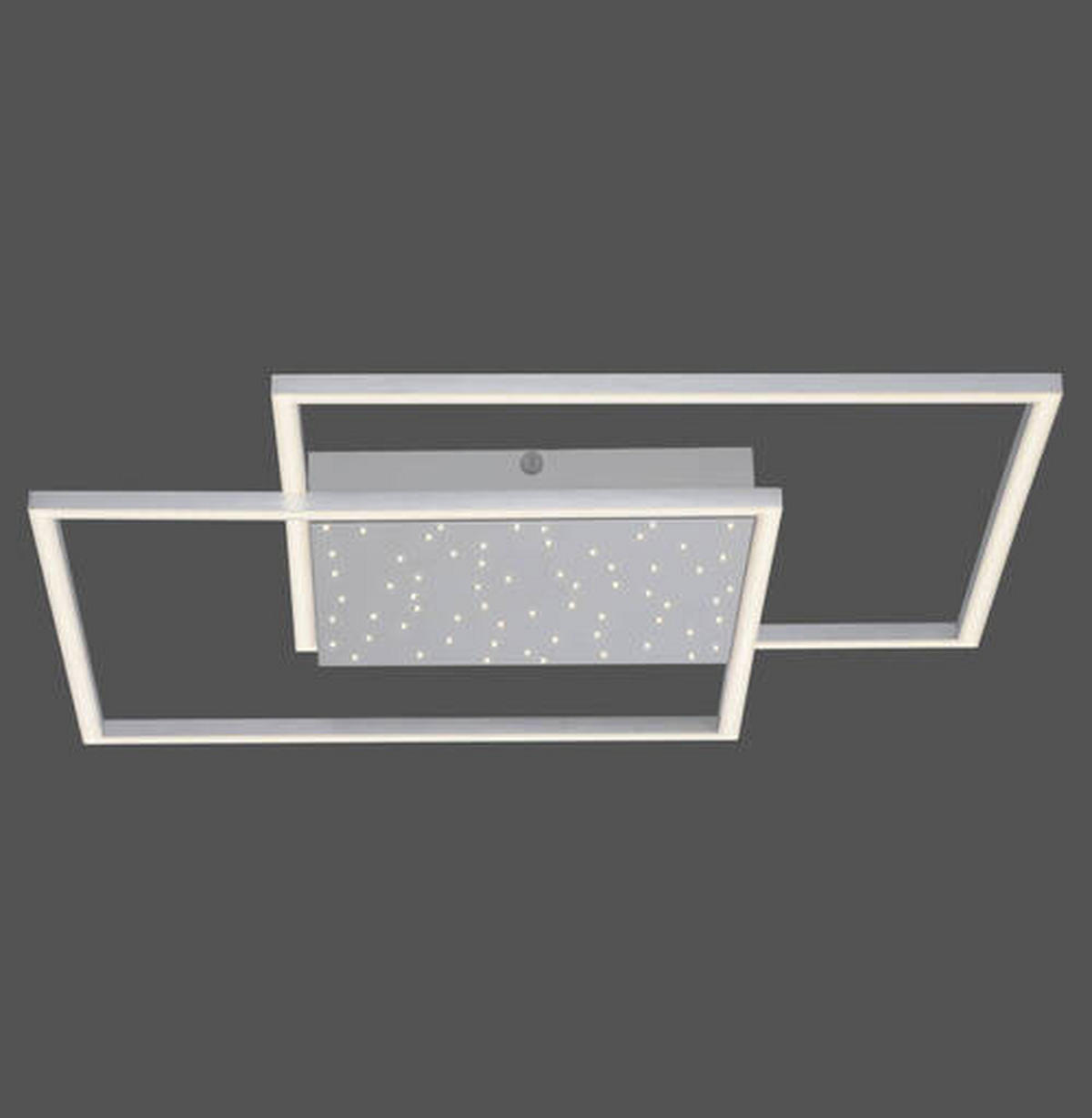 LED-DECKENLEUCHTE 67/67/5 cm   - Grau, Design, Metall (67/67/5cm) - Paul Neuhaus