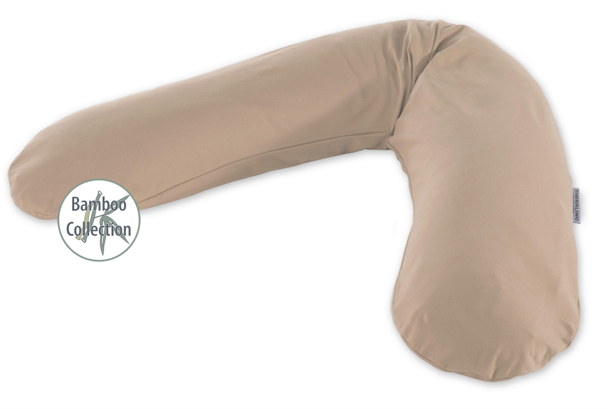 STILLKISSEN Bamboo Collection  190/40 cm  - Cappuccino, Basics, Textil (190/40cm) - Theraline