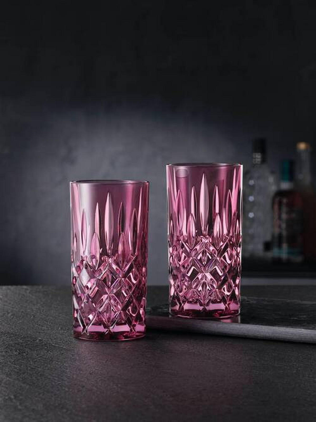LONGDRINKGLAS Nachtmann 395 ml 2-teilig  - Beere, LIFESTYLE, Glas - Nachtmann