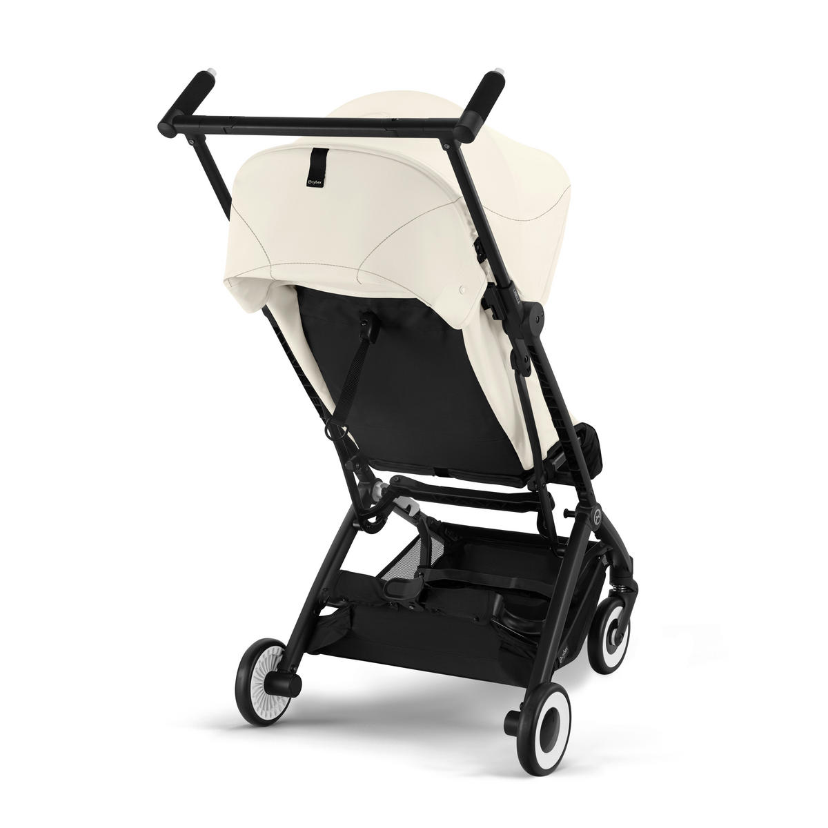 BUGGY Libelle  - Schwarz/Weiß, Basics, Textil/Metall (71/52/102cm) - cybex GOLD