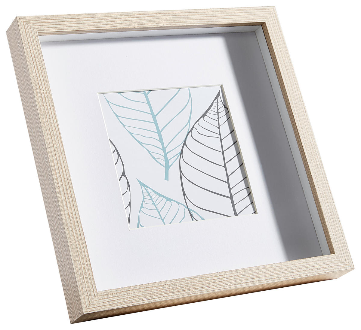 FOTORAHMEN 25/25/3 cm  - Eichefarben, Basics, Glas/Holz (25/25/3cm)