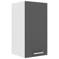 KÜCHENOBERSCHRANK 30/60/31 cm  in Anthrazit, Weiß  - Anthrazit/Alufarben, KONVENTIONELL, Holzwerkstoff/Metall (30/60/31cm) - MID.YOU