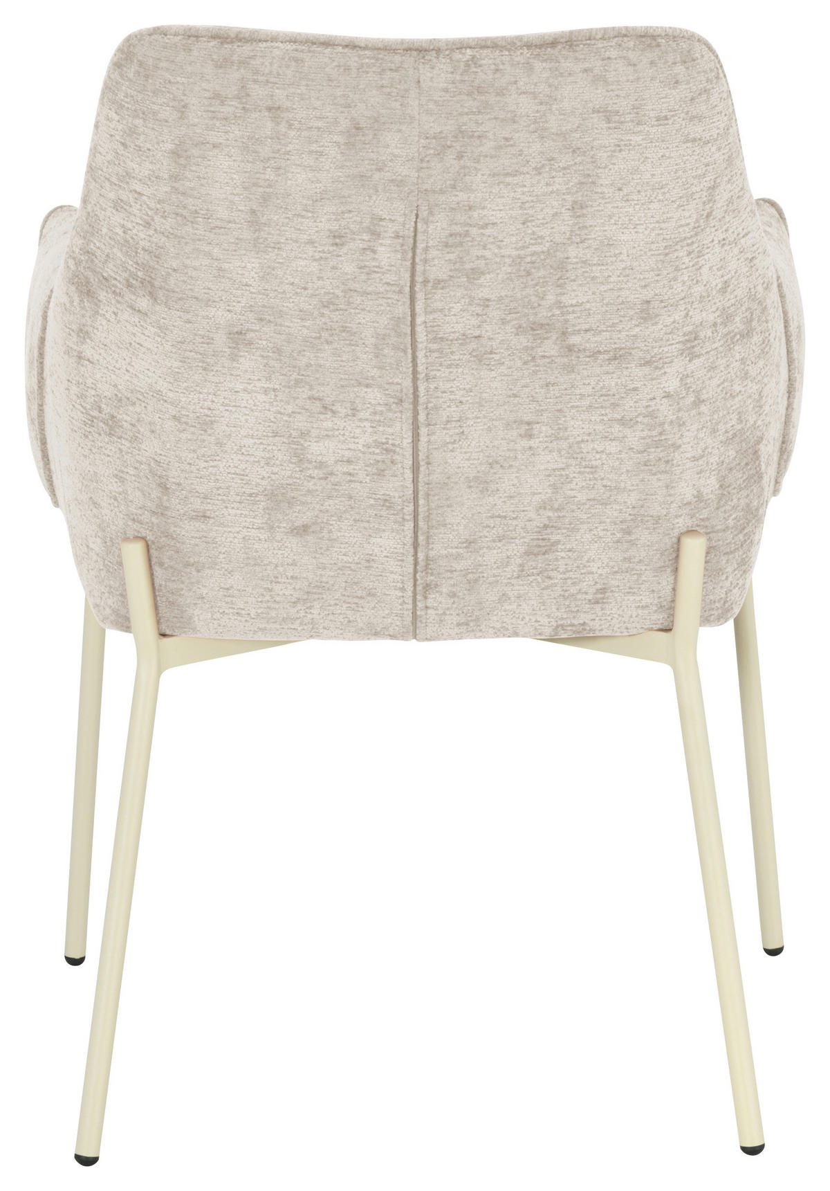 ARMLEHNSTUHL  in Eisen Chenille  - Beige, MODERN, Holz/Textil (62/83/62cm) - MID.YOU
