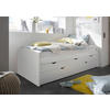 AUSZIEHBETT 90/200 cm Weiss  - Weiss, Basics, Holzwerkstoff (90/200cm) - MID.YOU